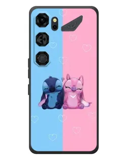 Чехол для ZTE Nubia Neo 5 GT 5G с картинкой «Stitch и Angel Love»