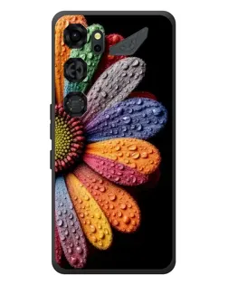 Чехол для ZTE Nubia Neo 5 GT 5G с картинкой «Радужный цветок»