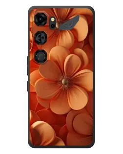Чехол для ZTE Nubia Neo 5 GT 5G с картинкой «Оранжевый макро цветок»