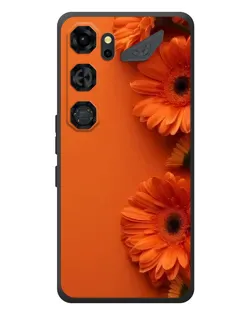 Чехол для ZTE Nubia Neo 5 GT 5G с картинкой «Оранжевые герберы»