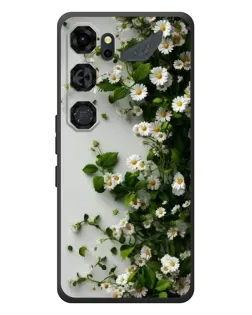 Чехол для ZTE Nubia Neo 5 GT 5G с картинкой «Ветка мелких белых цветов»