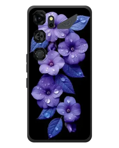Чехол для ZTE Nubia Neo 5 GT 5G с картинкой «Фиолетовые цветы с росою» Чехол для ZTE Nubia Neo 5 GT 5G с картинкой «Фиолетовые цветы с росою»