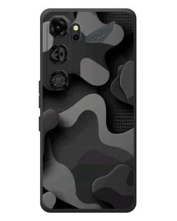 Чехол для ZTE Nubia Neo 5 GT 5G с картинкой «Темный абстрактный камуфляж»