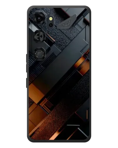 Чехол для ZTE Nubia Neo 5 GT 5G с картинкой «Черные геометрические блоки» Чехол для ZTE Nubia Neo 5 GT 5G с картинкой «Черные геометрические блоки»