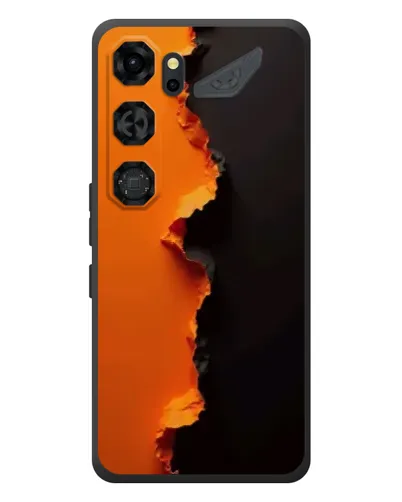Чехол для ZTE Nubia Neo 5 GT 5G с картинкой «Оранжевый разлом» Чехол для ZTE Nubia Neo 5 GT 5G с картинкой «Оранжевый разлом»