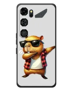 Чехол для ZTE Nubia Neo 5 GT 5G с картинкой «Капибара рэпер даб»