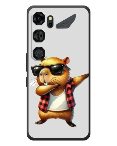 Чехол для ZTE Nubia Neo 5 GT 5G с картинкой «Капибара рэпер даб» Чехол для ZTE Nubia Neo 5 GT 5G с картинкой «Капибара рэпер даб»