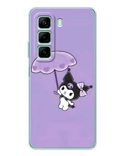 Чехол для ZTE Nubia Neo 5 GT с картинкой «Kuromi с зонтиком»
