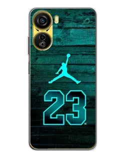 Чехол для ZTE Nubia Neo 5G с картинкой «Jordan Cyan 23» Чехол для ZTE Nubia Neo 5G с картинкой «Jordan Cyan 23»
