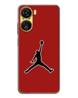 Чехол для ZTE Nubia Neo 5G с картинкой «Jordan Red Back» Чехол для ZTE Nubia Neo 5G с картинкой «Jordan Red Back»