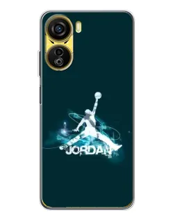 Чехол для ZTE Nubia Neo 5G с картинкой «Jordan Blue Fire» Чехол для ZTE Nubia Neo 5G с картинкой «Jordan Blue Fire»