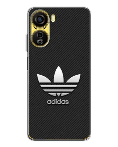Чехол для ZTE Nubia Neo 5G с картинкой «Adidas Карбоновая текстура» Чехол для ZTE Nubia Neo 5G с картинкой «Adidas Карбоновая текстура»