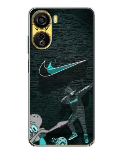 Чехол для ZTE Nubia Neo 5G с картинкой «Спортивный арт Nike»