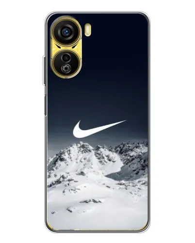 Чехол для ZTE Nubia Neo 5G с картинкой «Nike — зимние горы»
