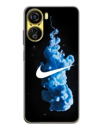 Чехол для ZTE Nubia Neo 5G с картинкой «Nike и синий дым»