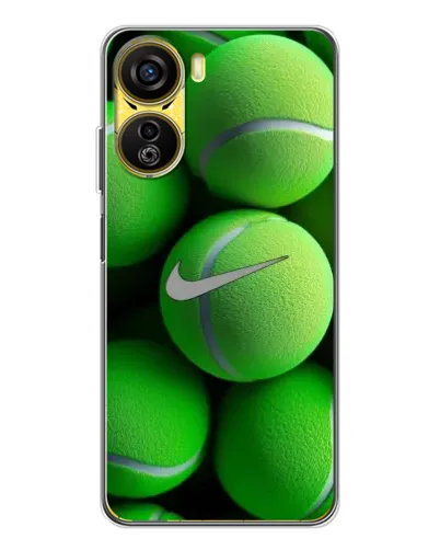 Чехол для ZTE Nubia Neo 5G с картинкой «Теннисные мячи Найк»