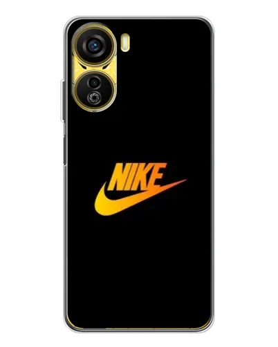 Чехол для ZTE Nubia Neo 5G с картинкой «Золотой логотип Nike»
