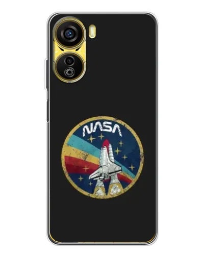 Чехол для ZTE Nubia Neo 5G с картинкой «NASA — эмблема миссии»