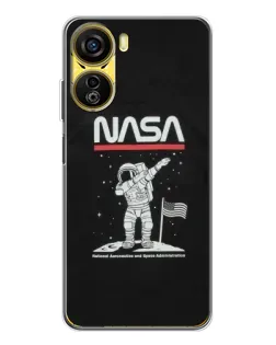 Чехол для ZTE Nubia Neo 5G с картинкой «NASA — шагаем по Луне» Чехол для ZTE Nubia Neo 5G с картинкой «NASA — шагаем по Луне»