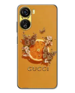 Чехол для ZTE Nubia Neo 5G с картинкой «Gucci — золотые бабочки» Чехол для ZTE Nubia Neo 5G с картинкой «Gucci — золотые бабочки»