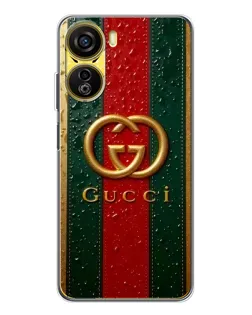 Чехол для ZTE Nubia Neo 5G с картинкой «Gucci — фирменная полоса и золото» Чехол для ZTE Nubia Neo 5G с картинкой «Gucci — фирменная полоса и золото»