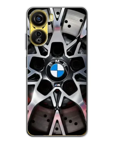 Чехол для ZTE Nubia Neo 5G с картинкой «BMW — деталь диска»