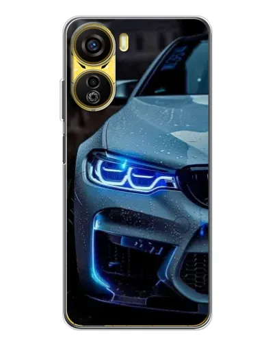 Чехол для ZTE Nubia Neo 5G с картинкой «Взгляд BMW с синими фарами»