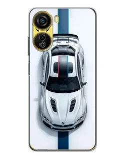 Чехол для ZTE Nubia Neo 5G с картинкой «Вид сверху — BMW M»