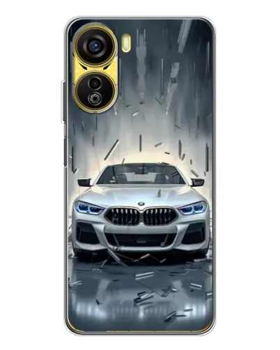Чехол для ZTE Nubia Neo 5G с картинкой «BMW в свете фар»