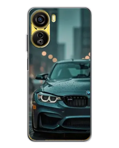 Чехол для ZTE Nubia Neo 5G с картинкой «BMW в огнях города»