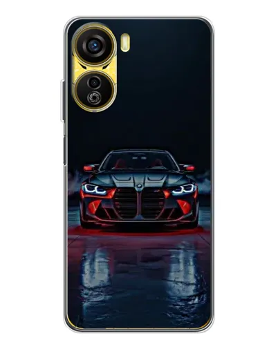 Чехол для ZTE Nubia Neo 5G с картинкой «BMW на мокрой дороге»