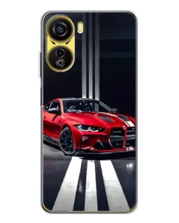 Чехол для ZTE Nubia Neo 5G с картинкой «Красная BMW на дороге» Чехол для ZTE Nubia Neo 5G с картинкой «Красная BMW на дороге»