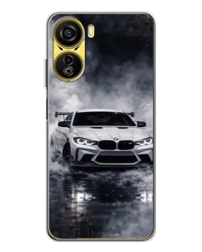 Чехол для ZTE Nubia Neo 5G с картинкой «BMW сквозь туман»
