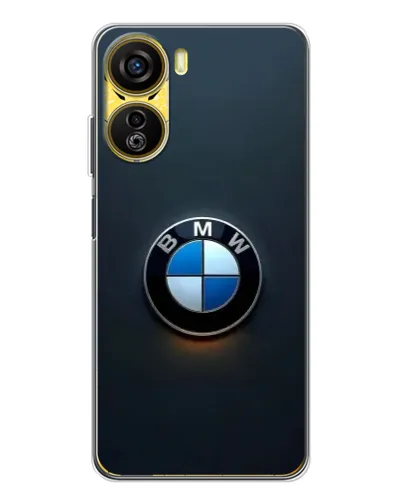 Чехол для ZTE Nubia Neo 5G с картинкой «Логотип BMW — минимализм»