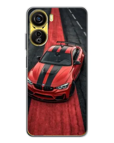 Чехол для ZTE Nubia Neo 5G с картинкой «BMW на красной дорожке»