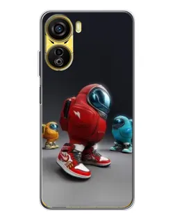 Чехол для ZTE Nubia Neo 5G с картинкой «Among Us — 3D стиль»