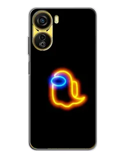 Чехол для ZTE Nubia Neo 5G с картинкой «Among Us неоновое сияние»