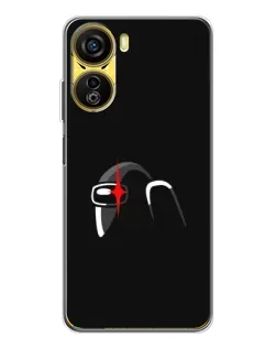 Чехол для ZTE Nubia Neo 5G с картинкой «Among Us шлем»