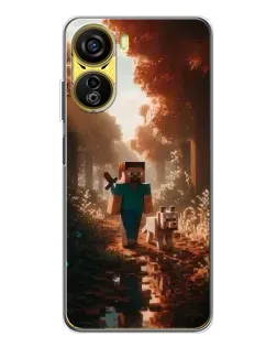 Чохол для ZTE Nubia Neo 5G з картинкою «Стів у лісі» Чохол для ZTE Nubia Neo 5G з картинкою «Стів у лісі»