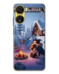 Чохол для ZTE Nubia Neo 5G з картинкою «Зимовий Minecraft» Чохол для ZTE Nubia Neo 5G з картинкою «Зимовий Minecraft»