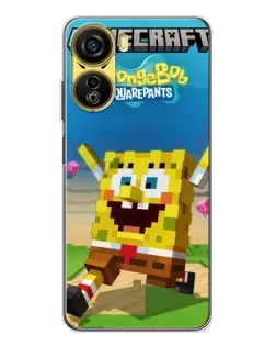 Чохол для ZTE Nubia Neo 5G з картинкою «Губка Боб Minecraft» Чохол для ZTE Nubia Neo 5G з картинкою «Губка Боб Minecraft»