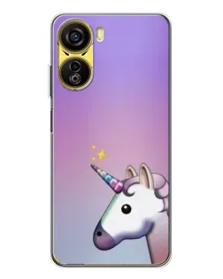 Чехол для ZTE Nubia Neo 5G с картинкой «Единорог градиент» Чехол для ZTE Nubia Neo 5G с картинкой «Единорог градиент»