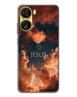 Чехол для ZTE Nubia Neo 5G с картинкой «Сияние Имени Jesus»