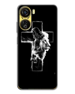 Чехол для ZTE Nubia Neo 5G с картинкой «Сияющий крест Jesus»