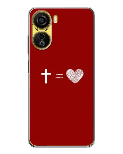 Чехол для ZTE Nubia Neo 5G с картинкой «Уравнение любви» Чехол для ZTE Nubia Neo 5G с картинкой «Уравнение любви»