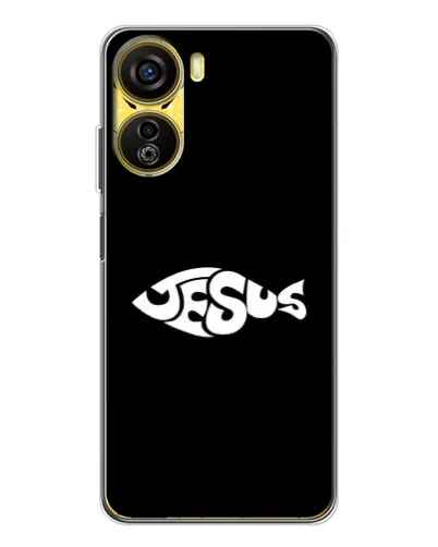 Чехол для ZTE Nubia Neo 5G с картинкой «Рыба Jesus» Чехол для ZTE Nubia Neo 5G с картинкой «Рыба Jesus»
