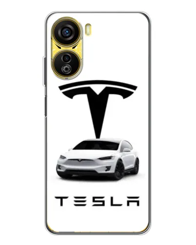 Чехол для ZTE Nubia Neo 5G с картинкой «Tesla White Style»