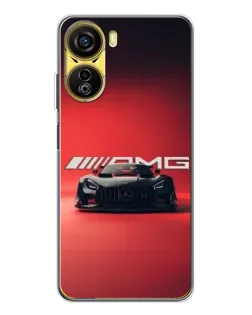 Чехол для ZTE Nubia Neo 5G с картинкой «Mercedes AMG — красная линия»