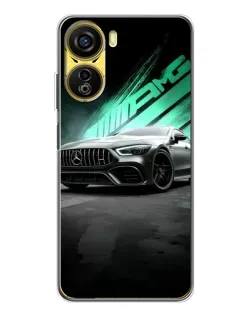 Чехол для ZTE Nubia Neo 5G с картинкой «Темный Mercedes AMG»