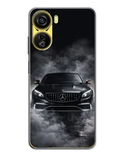 Чехол для ZTE Nubia Neo 5G с картинкой «Mercedes в дыму»